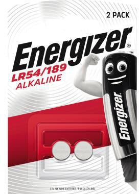 Energizer Knopfzelle LR54/189 Alkaline 1,5 V – 2 Stück pro Packung