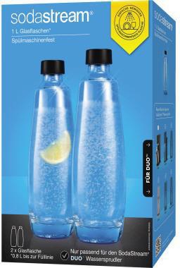 Sodastream Glaskaraffe Duo 2er-Pack 1 l spülmaschinengeeignet