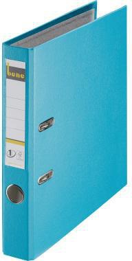 BENE Ordner 291600 DIN A4 52 mm PP blau – FSC-zertifizierter Büroordner mit Hebelmechanik