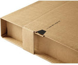 ColomPac Versandverpackung CP 030.08 320x320x60mm braun – extra stabiler Versandkarton mit Selbstklebeverschluss