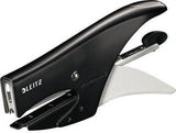 LEITZ Heftzange WOW 55312001 – Metall, 15 Blatt, perlweiß, inkl. 1.000 Heftklammern