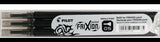 PILOT FriXion Point Tintenrollermine 0,3 mm rot – 3er-Pack mit thermosensitiver Tinte