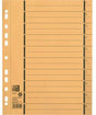 OXFORD Trennblatt DIN A4 250g Manilakarton gelb 100 Stück 10 Taben 1-10