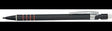 Soennecken Druckbleistift 3062 0,5 mm HB mit Radierer, Kunststoff, schwarz