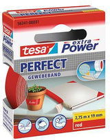 tesa Gewebeband extra Power Perfect 19mm x 2,75m grau – reißfest, wasserfest, UV-beständig