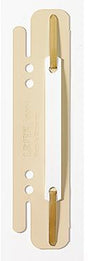 Leitz Einsteckheftstreifen ALPHA® 3,8 x 15,8 cm sand 25 St./Pack. – PVC-Hartfolie