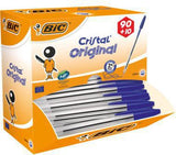 BIC Cristal Original Kugelschreiber blau 100 Stück – Dokumentenecht, 0,4 mm