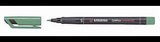 STABILO Folienstift OHPen 841/41 S – Permanent blau, 0,4 mm, bis 72 Std. Austrocknungsschutz