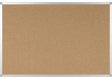 BI-OFFICE Pinnwand Ayda Korktafel 90x60 cm mit Aluminiumrahmen – Natürliche Korkoberfläche