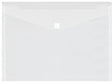 NEUTRALWARE Dokumententasche DIN A4 Polypropylen transparent 5 St./Pack mit Klettverschluss