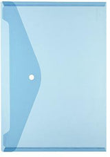 Herlitz Dokumententasche DIN A4 Druckknopf PP glasklar – 200 Blatt