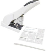 RAPESCO Blockheftgerät ECO HD-140 – Heftleistung 140 Blatt, 42 % recycelter Kunststoff, weiß