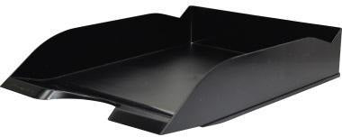 Soennecken Briefablage oeco DIN A4 – lichtgraue Polystyrol-Ablage, stapelbar, Blauer Engel