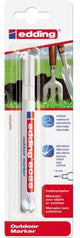 edding 8055 Outdoormarker – Lackmarker mit Rundspitze, schwarz, 1-2 mm, wisch- und wasserfest