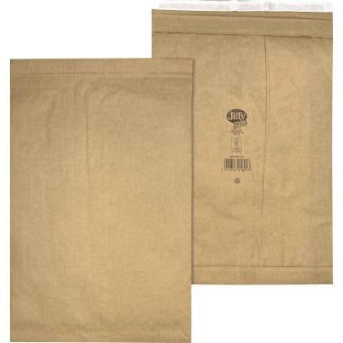 Jiffy Papierpolstertasche Nr. 6 mit Haftklebung, braun, 50 Stück – 90 g/m² Kraftpapier