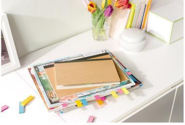 Post-it Haftstreifen Page Marker 670-4P 20x38mm sortiert 4 Blöcke