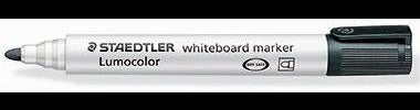 STAEDTLER Whiteboardmarker Lumocolor 351-2 – 2 mm rote Rundspitze, nachfüllbar
