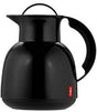 Helios Isolierkanne Renature 7954-333, 1 Liter, 98 % recycelter Kunststoff, schwarz