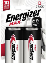 Energizer Max Alkaline D/Mono/LR20 Batterie – 2er-Pack, PowerSeal Technologie, 1,5 V