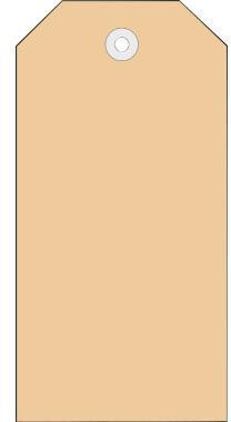 HERMA Anhängezettel 6014 45x90 mm mit Kunststofföse, 1.000 Stück, brauner Karton