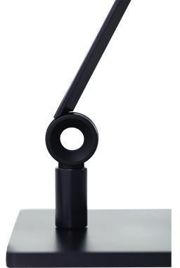 Waldmann Tischfuß für PARA.MI – Eckiger Leuchtenfuß aus Stahl, Weiß, 200 x 10 x 200 mm