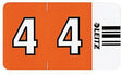 LEITZ Ziffernsignal Orgacolor 66041000 – 30x23mm, orange
