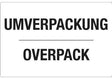 DR-LABEL Hinweisetikett Umverpackung 80x120mm Papier weiß 500 Stück
