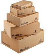 ColomPac Versandkarton Mailbox CP 098.04 L braun – 1-wellig, Steckverschluss, FSC, wiederverschließbar
