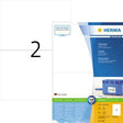 HERMA Universaletikett PREMIUM 210x148mm weiß 400 Etiketten A4