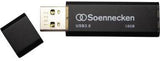 Soennecken USB-Stick 71617 USB 3.0 16GB schwarz/silber – Schneller Datentransfer