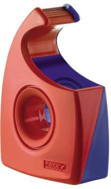 tesa Handabroller Easy Cut 57443 – Nachfüllbarer Klebefilm-Abroller für 19 mm x 10 m Rollen