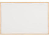 BI-OFFICE Whiteboard Basic 60x45 cm magnethaftend mit Holzrahmen
