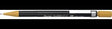 Pentel Druckbleistift Sharplet A129 0,9 mm braun – Strukturierte Griffzone, abnehmbarer Clip