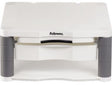 Fellowes Monitorständer Premium Plus 91713 – Höhenverstellbar, 36 kg Tragkraft, mit Konzepthalter