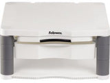Fellowes Monitorständer Premium Plus 91713 – Höhenverstellbar, 36 kg Tragkraft, mit Konzepthalter