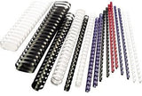 GBC Plastikbinderücken CombBind 8mm DIN A4 schwarz 100 Stück