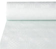 PAPSTAR Damasttischtuch 12542 50x1m Papier weiß – Tischtuchrolle aus 100 % recyceltem Papier