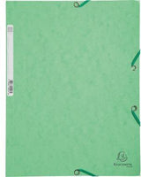 Exacompta Eckspanner Nature Future 55511E DIN A4 400g Karton grau mit Gummizugverschluss