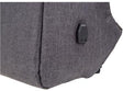 LIGHTPAK SAFEPAK Notebookrucksack grau Polyester bis 15" – Reißverschluss