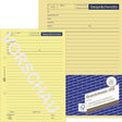 Avery Zweckform Gesprächsnotiz 1018 DIN A5 gelb 50 Blatt – Formular für Gespräche & Protokolle