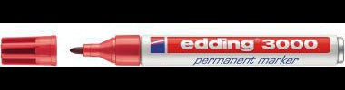 edding Permanentmarker 3000 – Rundspitze 1,5-3 mm, hellgrün, nachfüllbar, Made in Germany