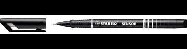 STABILO SENSOR Fineliner 0,3 mm rot – Gefederte Spitze für präzises Schreiben