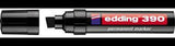edding Permanentmarker 390 Keilspitze 4-12 mm nachfüllbar schwarz