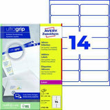 Avery Zweckform Adressetikett QuickPEEL L7163-100 – 1.400 Etiketten, ultragrip, A4, weiß