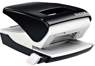 LEITZ Registraturlocher NeXXt 51380035 – Metall, 40 Blatt, 8 cm Lochung, blau
