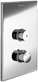 SCHELL LINUS D-SC-T Unterputz-Dusche mit Thermostat und Selbstschluss in Chrom