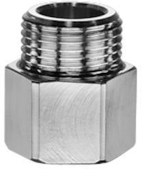 SCHELL Eckventil-Durchflussbegrenzer DN 10 – 9 l/min, 3/8 IG x 3/8 AG, Chrom