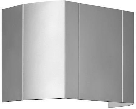 SCHELL Anschlussblende Duschpaneel LINUS L:150-450, gestrahlt, alu-eloxiert
