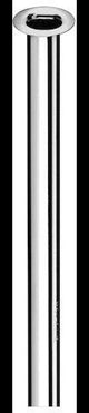 SCHELL Kupferrohr 10 mm für 1/2 Zoll, Bördel 18 mm, chrom, 300 mm – 20 Stück