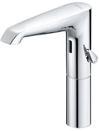 SCHELL XERIS E2 HD-M Elektronische Waschtisch-Armatur small, Bluetooth, Batteriebetrieb, chrom